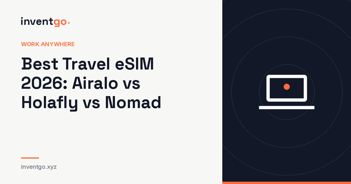 Best Travel eSIM 2026: Airalo vs Holafly vs Nomad