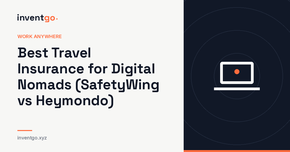 Best Travel Insurance for Digital Nomads (SafetyWing vs Heymondo)